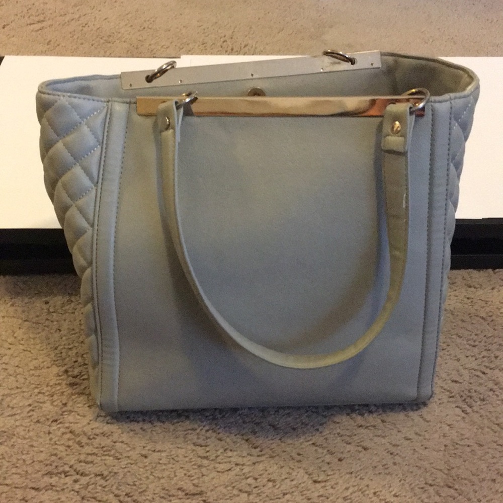 Grey Tote Purse